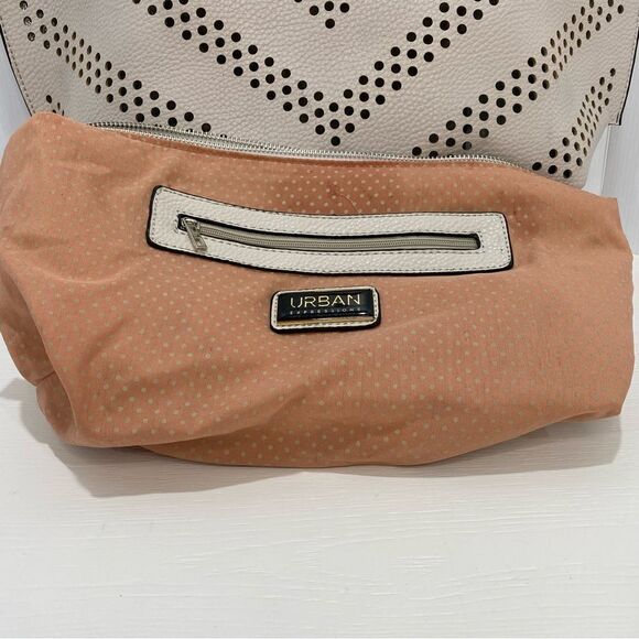 Urban Expressions Rome Cutout Vegan Leather Tote - Picture 12 of 17